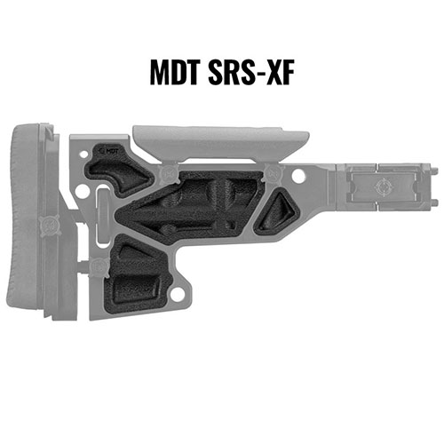 Enhance your shooting with MDT Rubber Dampeners, reducing vibrations for improved accuracy and faster settling, all without the need for tools.